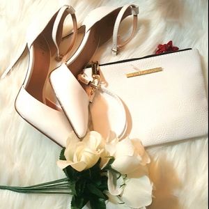 Vegan heeled Ankle straps